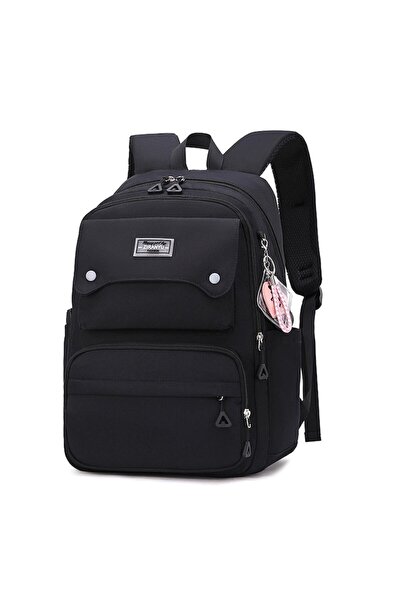 Morvena Picks Rucsac, capacitate mare, impermeabil, negru, 33x26x45cm