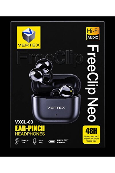 VERTEX VXCL-03 FreeClip Neo Wireless Sports Open Ear Bluetooth Headphones.