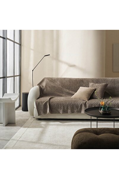 Gofis Home Ριχτάρι Ondine 184/13 Brown Τριθέσιο 180x300 cm