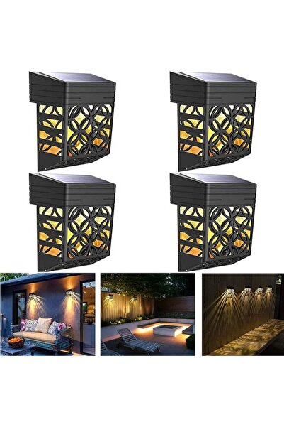 Morvena Picks Lumini solare decorative de exterior - Pachet de 4 Iluminări de...