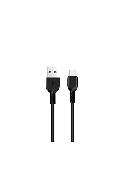 hoco. Cablu date și încărcare USB-A la USB-C, 2.4A, 2m, X20, negru