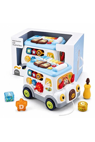 sallma Autobuz educational multifunctional muzical si interactiv pentru bebel...