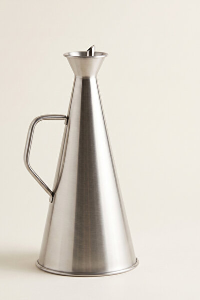 Sevinse Home OLEA Paslanmaz Çelik Sıvı Yağdanlık 1 Litre – 1000 ml, 13 × 25 cm