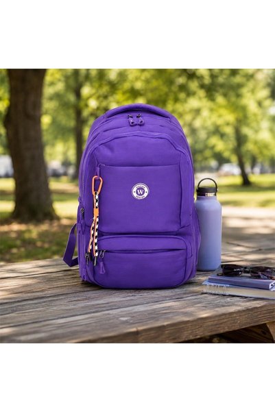 woomino Unisex multi-compartment backpack – school, travel and outdoor use