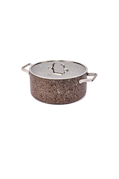 Brioni Stone-Age Terra 28 cm Non-Scratch Fireproof Non-Stick Induction Deep Pot