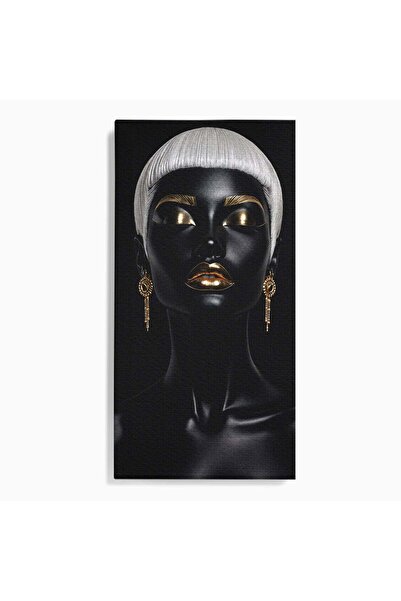 Luxcanva Tablou Canvas Portret Elegant 60x120 cm pe Sasiu Lemn Portret Elegan...