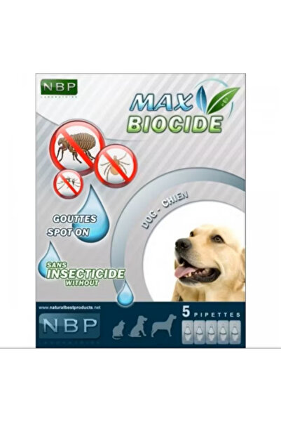 Max Biocide Repellent for large dogs, Max, 3 pipettes x 3 ml, immediate effec...