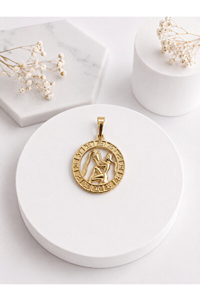 XUPING JEWELRY Xuping Kova Burcu Kolye Ucu – 14K Altın Renk Kaplama Zodiac Ma...