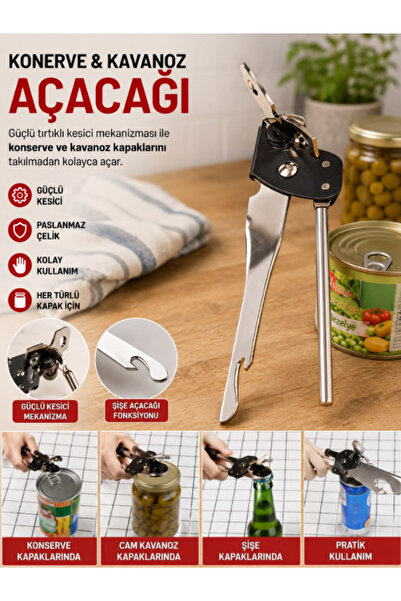 mucit home Konserve Kutu Ve Kavanoz Açacağı