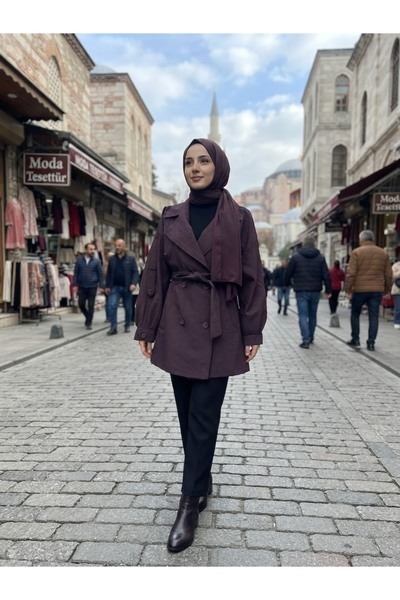 Matik Abiyem Rüzgarlıklı Trençkot-Kısa