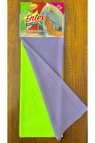 Mikrofiber Lacoste Klasik Cam Temizlik Bezi 2’li 40*50 cm