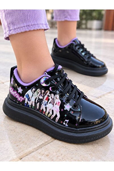 Görkem bebe ayakkabı ve tekstil Manifest Girls' Sports Shoes with Side Zippers