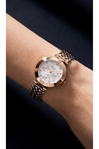 Ferrucci Fcf.03396M.02 Rose Gold Steel Case Women's Wristwatch