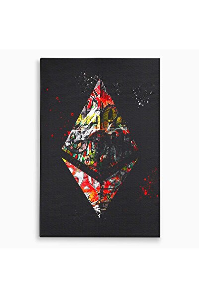 Luxcanva Tablou Canvas Geometrie Urbana Abstracta 50x70 cm pe Sasiu Lemn Geom...
