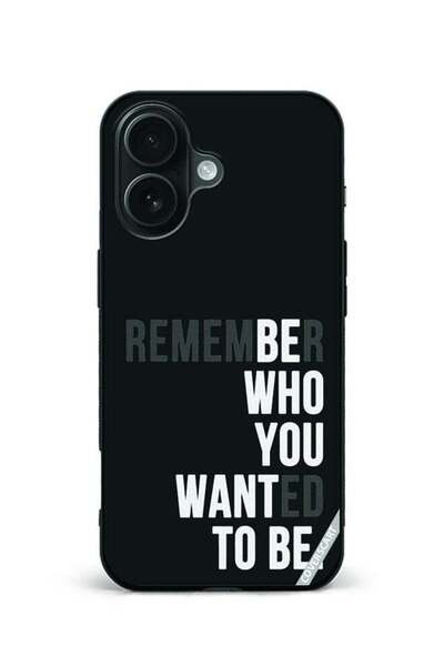 Coverscart Protective Case Cover For Apple iPhone 16 Plus Caption Design Black