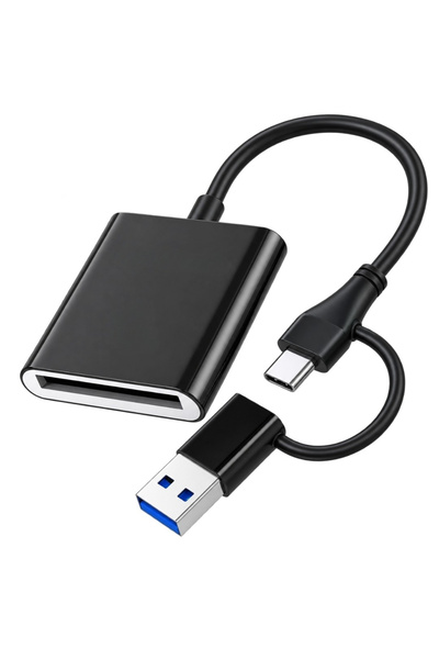 Alfais 6084 CFexpress Type B Kart Okuyucu USB 3.2 Gen2 10Gbps Type C Çevirici Adaptör Dönüştürücü