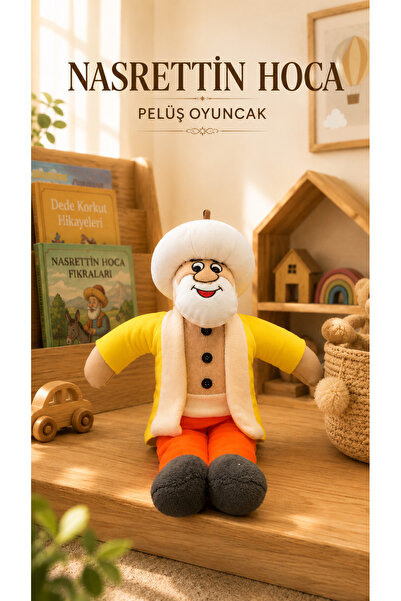 Loselya Nasrettin Hoca Plush Toy Children's Toy Soft Cute Hoca Figure Decorat...
