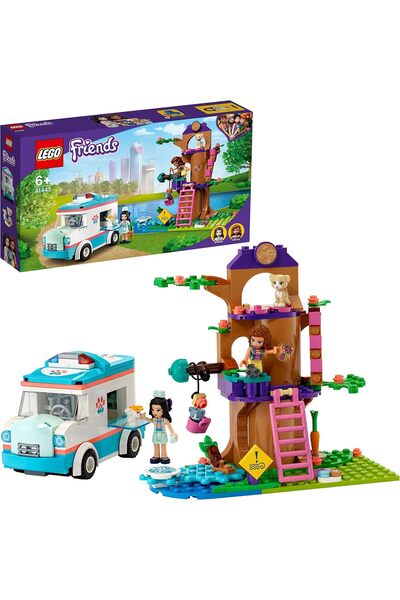 LEGO ®   مجموعة ألعاب بناء سيارة إسعاف عيادة الأطباء البيطريين (304 قطعة)، مو...