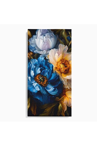 Luxcanva Tablou Canvas Buchet De Pivonii 60x120 cm pe Sasiu Lemn Pivonii Flor...