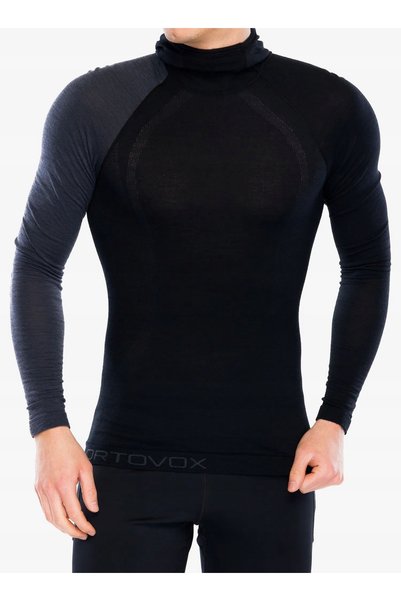 NO BRAND Ortovox 120 Comp Light Hoody bluză termică - negru corb S