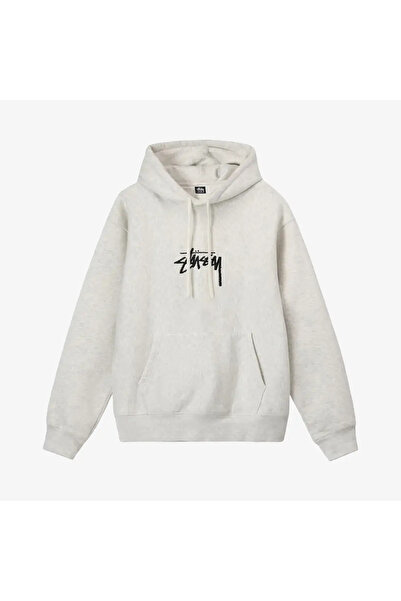 Stussy ستوك لوجو أب هود 'آش هيذر' جاست ستيب