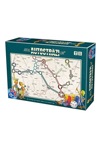 D-Toys Jocul Drumurile Autostrăzi - Joc de strategie romanesc