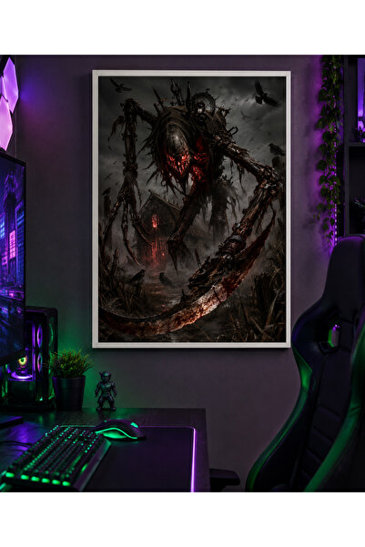 Miutic Print Studio Tablou Gaming League of Legends – Fiddlesticks, Sperietoa...