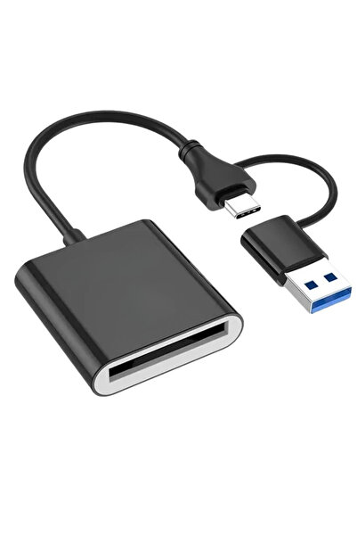 Alfais 6084 CFexpress Type B Kart Okuyucu USB 3.2 Gen2 10Gbps Type C Çevirici Adaptör Dönüştürücü