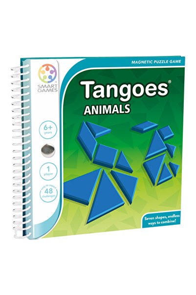 Smart Games - Tangoes Animals, joc de logica cu 48 de provocari, 6+ ani