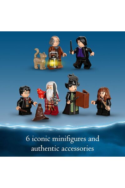 LEGO Harry Potter Hogwarts: Dumbledore's Office 76402 Building Toy Set for Kids, Girls, and Boys Ages 8 and Up; Includes Hermione, Dumbledore, Snape, Filch, and Madam Pince (654 Pieces)
