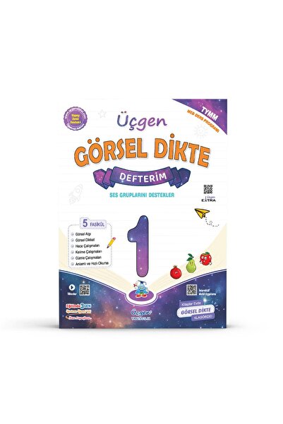 Üçgen Yayıncılık 1. Sınıf - Görsel Dikte Defterim Fasikülleri