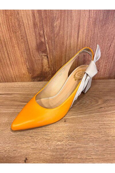 NİSH EXCLUSİVE Handmade Genuine Leather Shoes with Lace-Up Detail and Heels
