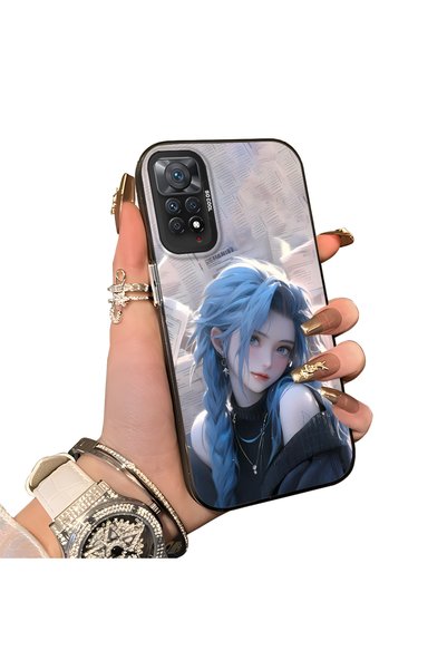 ucuc حافظة هاتف Xiaomi Redmi Note 11 Pro 4G/5G متوافقة مع تصميم الفتاة ذات ال...