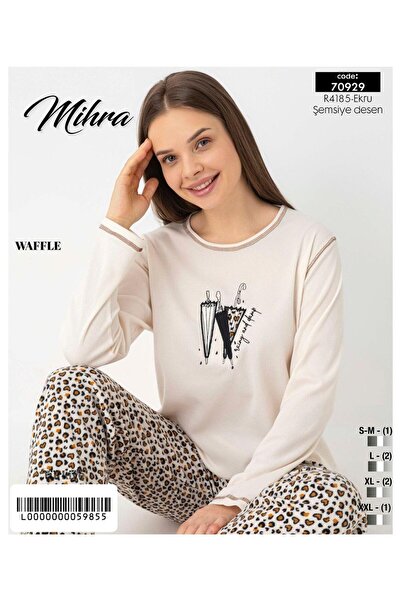 Mihra Pijama set od vafel tkanine