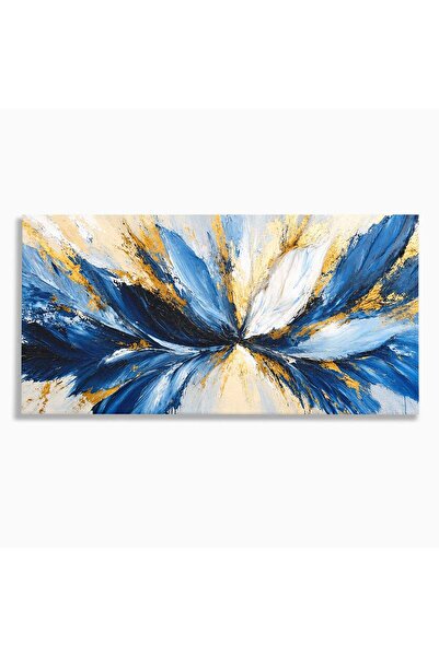 Luxcanva Tablou Canvas Explozie Abstracta 140x70 cm pe Sasiu Lemn Abstract Ar...