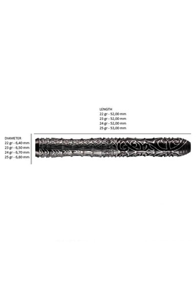 Shot Warrior Kapene % 90 Tungsten Çelik Uçlu Dart Oku
