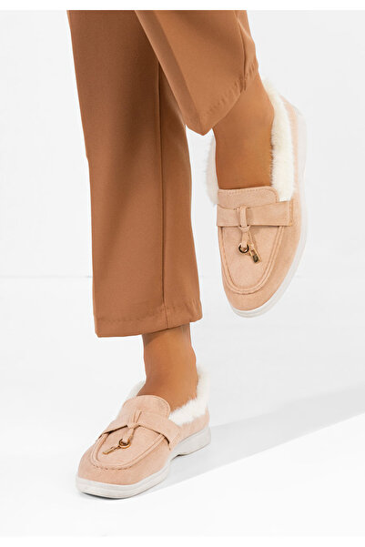 B T Shoes Loafers dama Semilla bej