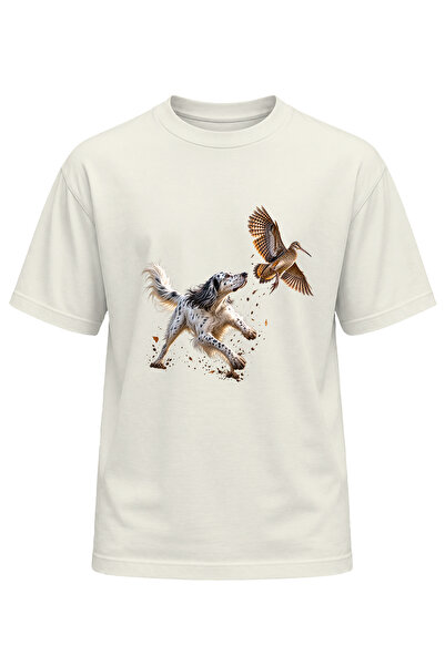 WİDİ Unisex Hunting Dog and Hound Printed T-Shirt – Hunting Outdoor Nature Th...