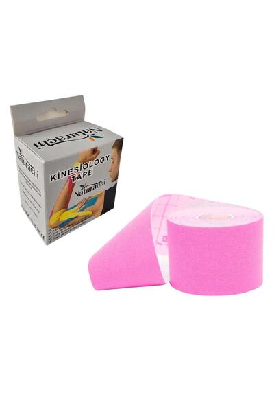 Naturachi Kinezyobant Sports Tape Kinesio Tape 5 Meters*5Cm Pink Color