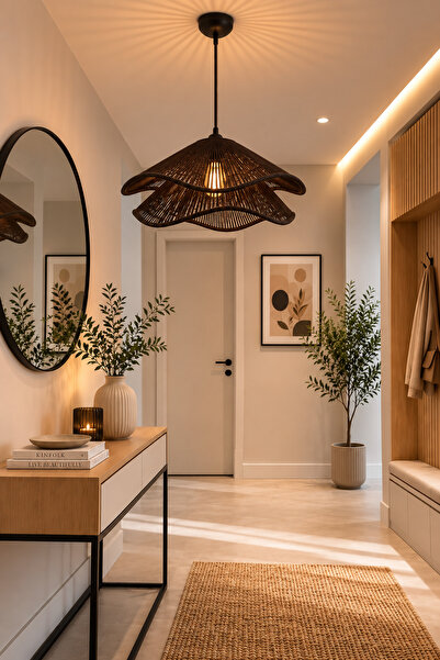 3DreaMaker Ev Dekorasyonu Handmade Sarkıt Aydınlatma İskandinav Rustik Tarz B...