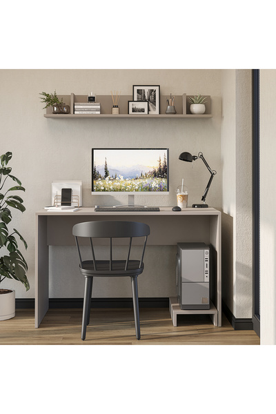 ROOMART Mode Raflı Çalışma Masası , Çalışma Ofis Masası , Bilgisayar Masası
