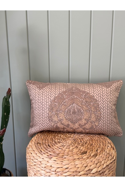 Decamor home Bronze Gold Living Room Throw Pillow Cover