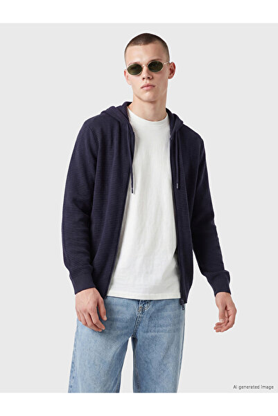 LC Waikiki Man Navy Cardigan