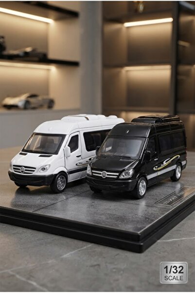 oruçoyuncak Mercedes-Benz Sprinter Minibüs / Karavan Model Araç - 1/32 Ölçek Diecast Metal Model