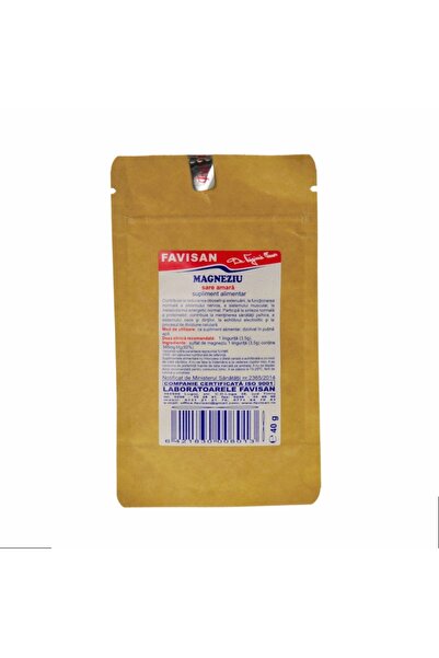 Favisan Magneziu sare amară (40 g) – Sulfat de magneziu (sare Epsom) pur pent...