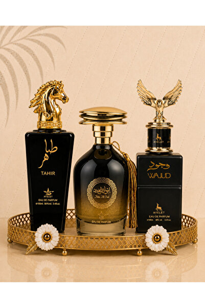 Ayelet Set of 3 Oriental Men's Perfumes - Tahir + Ibda al Oud + Wajud