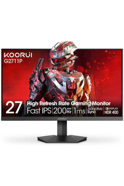 Koorui G2711P Οθόνη Gaming IPS HDR 27 " FHD 1920x1080 200Hz με Χρόνο Απόκριση...