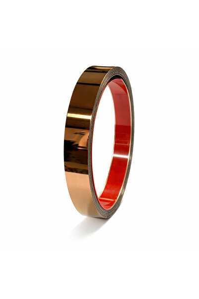 ENZ SHOP Bandă decorativă autoadezivă inox Rose Gold, efect oglindă, 2 cm x 5 m