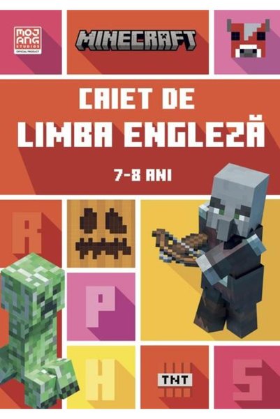Didactica Publishing House MINECRAFT. Caiet de limba engleza 7-8 ani, Jon Gou