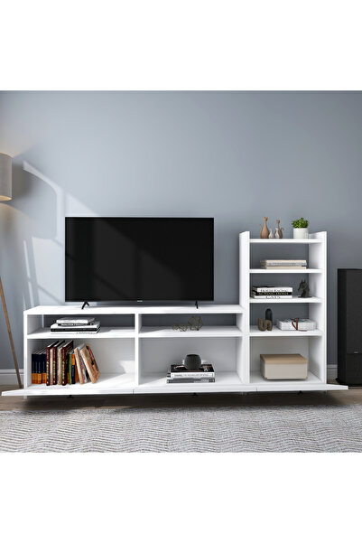 IRMAK MOBİLYA Çok Amaçlı Modern Raflı ve Dolaplı Uğur TV Ünitesi / Çok Amaçlı Konsol